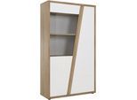 Highboard GAMI "EPURA", weiß (eiche nachbildung, weiß), B:109cm H:191cm T:45cm, Holzwerkstoff, Sideboards, Highboard, Highboard 2 Türen