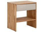 Nachttisch HOME AFFAIRE "Vinton", beige (beige, natur, natur), B:60cm H:65,5cm T:42cm, Tische, Nachttisch