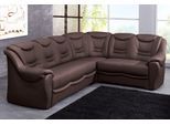 Ecksofa SIT & MORE "Bansin L-Form", braun (mokka), B:265cm H:94cm T:215cm, Luxus-Microfaser ALTARA NUBUCK (100% Polyester);SOFTLUX-Kunstleder;NaturLEDER (echtes Rindsleder)/Korpus SOFTLUX-Kunstleder, Sofas, Ecksofa, wahlweise mit Bettfunktion