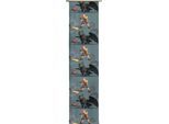 Schiebegardine WIRTH "Dragons" Gr. 2, grau, B:60cm H:175cm, Satin, Polyester, Gardinen, Schiebegardine, Universal Pictures
