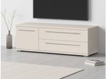 TV-Board OTTO HOME "Piano", beige (beige 71 hochglanz), B:135cm H:46,2cm T:45,2cm, Holzwerkstoff, Sideboards, TV-Board, UV lackiert, mit Soft-Close-Funktion