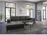 Ecksofa SIT & MORE "Bendigo L-Form", braun (mokka), B:284cm H:84cm T:175cm, Sofas, Ecksofa, inklusive Sitztiefenverstellung, Bodenfreiheit 12 cm, in 2 Fußfarben