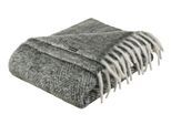 Wohndecke BRUNO BANANI "Lagan", grün (dunkelgrün), B:150cm L:200cm, Polyacryl, Polyester, Wohndecken, Wohndecke, Kuschelige Wohndecke mit Fransen, hochwertige Qualität, modern