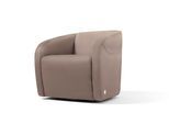 Sessel EGOITALIANO "Charlottaas Clubsessel, Designsessel, modern und zeitlos, bequem", beige (safari), B:73cm H:73cm T:76cm, Leder »BULL« (echtes Rindsleder). Geschliffenes, pigmentiertes und behandeltes Rindsleder mit einer Dicke von 1, 3-1, 5 mm. Dieses Leder zeigt eine ziemlich weiche Hand mit einem halb undurchsichtigen Aussehen. Es handelt sich um ein geschütztes Leder. Eine leichte Deckschic