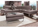 Ecksofa CALIA ITALIA "Dave, italienisches Designsofa mit erstklassigem Sitzkomfort, L-Form", braun (espresso), B:297cm H:87cm T:97cm, NaturLeder Sorrento;Leder Bull, Sofas, Ecksofa, mit tollen Lederbezügen
