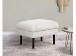 Hocker HOME AFFAIRE "Lillibeth Polsterhocker, Sitzhocker, Maße B/T/H: 64/50/48 cm", beige (creme), B:64cm H:48cm T:50cm, 100% Polyester, Hocker, Hocker, passend zur Serie "Lillibeth", auch in Cord und Samtoptik