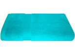 Duschtuch DYCKHOFF "Siena", blau (aqua), B:70cm L:140cm, Frottier, Obermaterial: 100% Baumwolle, Handtücher, Duschtuch, mit Bordüre