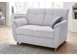 2-Sitzer SIT & MORE "Sonoma", silber, B:140cm H:91cm T:90cm, Struktur (100% Polyester);Luxus-Microfaser ALTARA NUBUCK (100% Polyester), Sofas, 2-Sitzer, mit Federkern