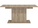 Esstisch HOME AFFAIRE "Sabrina", grau (grau eiche), B:160cm H:75,5cm T:91,5cm, Tische, Esstisch, Breite 160 cm, Auszugsfunktion