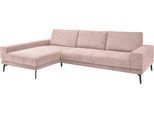 Ecksofa "SO 3600 optimaler Sitzkomfort in Federkern o. Kaltschaum, 2 Sitzhöhen", rosa (kama rose), B:293cm H:87cm T:180cm, 100% Polyester, SET ONE BY MUSTERRING, Sofas, Ecksofa, Sitzhöhe 42 cm, Federkern, B 293 x T 180 cm, Kama rose