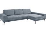 Ecksofa "SO 3600 optimaler Sitzkomfort in Federkern o. Kaltschaum, 2 Sitzhöhen", blau (kama blau), B:293cm H:87cm T:180cm, 100% Polyester, SET ONE BY MUSTERRING, Sofas, Ecksofa, Sitzhöhe 42 cm, Federkern, B 293 x T 180 cm, Kama blue