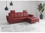 Ecksofa SIT & MORE "Zora", feuerrot, B:262cm H:92cm T:164cm, Sofas, Ecksofa