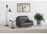 Sessel COTTA "Maranello", grau (fango), B:118cm H:86cm T:93cm, Sessel, Sessel