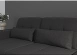 Sofakissen SIT & MORE "Baviene", grau (fango), B:65cm H:25cm T:11cm, Polsterauflagen, Sofakissen, Set, bestehend aus 2 Nierenkissen