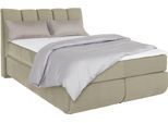 Boxspringbett HOME AFFAIRE "Océane", rosa (pearl), B:150cm L:221cm, Komplettbetten, Boxspringbett, Bodenfrei- wirkt freischwebend, verschiedene Härtegrade (auch H4)
