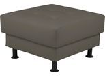 Polsterhocker HOME AFFAIRE "Bengo", braun (schlamm), B:65cm H:42cm T:65cm, Microfaser (100% Polyester);Struktur (100% Polyester);Kunstleder, Hocker, Polsterhocker, passend zu »Bengo«-Sofa