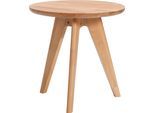 Nachttisch HASENA "Circo", beige (kernbuche), B:45cm H:52cm T:45cm, Kernbuche massiv, Tische, Nachttisch