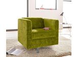 Sessel HOME AFFAIRE "Bob Drehsessel, Clubsessel und Cocktailsessel - alles passt", grün (apfel), B:72cm H:71cm T:75cm, Feinstruktur weich (92% Polyester, 8% Nylon);Struktur fein ( 100% Polyester);Struktur (30% Polyester, 70% Polyacryl);Struktur grob (40% Polyester, 60% Polyacryl), Sessel, Sessel, drehbar mit Sternfuß