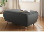 Polsterhocker HOME AFFAIRE "Boston", grau (anthrazit), B:107cm H:47cm T:74cm, Struktur (100% Polyester);Luxus-Microfaser Florence (100% Polyester);Chenille (100% Polyester);NaturLEDER (reines Rindsleder), Hocker, Polsterhocker, in 4 Bezugsqualitäten, auch in NaturLEDER