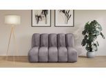 2-Sitzer "Priya Designersofa, moderne Steppung, auch in Bouclé", grau (dunkelgrau), B:155cm H:84cm T:108cm, 100% Polyester, LEGER HOME BY LENA GERCKE, Sofas, 2-Sitzer, gemütlich und modern, B/T/H: 155/108/84 cm