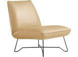 Sessel EGOITALIANO "Lia Loungesessel, elegant und stylisch, toller Sitzkomfort", braun (bronze), B:62cm H:73cm T:79cm, Leder »BULL« (echtes Rindsleder). Geschliffenes, pigmentiertes und behandeltes Rindsleder mit einer Dicke von 1, 3-1, 5 mm. Dieses Leder zeigt eine ziemlich weiche Hand mit einem halb undurchsichtigen Aussehen. Es handelt sich um ein geschütztes Leder. Eine leichte Deckschicht sch