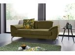 2-Sitzer SIT & MORE "Percy", grün, B:197cm H:80cm T:112cm, Sofas, 2-Sitzer, 15 cm Fußhöhe, Sitztiefenverstellung, wahlweise Kopfteilverstellung