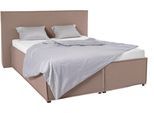Polsterbett "Isaline", grau (taupe), B:193cm L:213cm, 100% Polyester, LEGER HOME BY LENA GERCKE, Betten, Polsterbett, wahlweise ohne Matratze oder mit 3 Matratzenarten, Kopfteilhöhe 107 cm