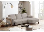 Ecksofa EXXPO - SOFA FASHION "Starr, modern und klassisches Design, hochwertige Verarbeitung, bequem", beige, B:250cm H:84cm T:163cm, Sofas, Ecksofa, L-Form, wahlw. elektrische Sitztiefenverstellung, Massivholzfüße