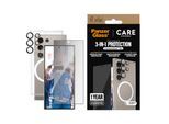 CARE BY PANZERGLASS Displayschutzglas "3-in-1 Privacy Protection Set", transparent, B:11cm H:2,5cm T:19,5mm, Displayfolien, Blickschutz, Schutzfolie, Bildschirmschutz, kratz- & stoßfest, Displayschutzglas