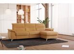 Ecksofa SIT & MORE "Astoria L-Form", gelb (dijon), B:260cm H:91cm T:175cm, 100% Polyester, Sofas, Ecksofa, wahlweise mit motorischer Relaxfunktion