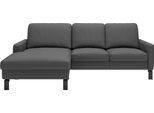 Ecksofa HOME AFFAIRE "Lecce, L-Form, Federkernpolsterung, Breite 224 cm", fango, B:224cm H:86cm T:164cm, 100% Leder, Sofas, Ecksofa, inkl. saugroboterfreundliche Höhe & schmale Armlehnen