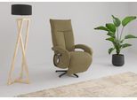 TV-Sessel SIT & MORE "TV Dance", grün (olive), B:74cm H:112cm T:82cm, 100% Polyester, Sessel, TV-Sessel, wahlweise manuell oder elektrischer Funktion mit Akku