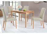 Essgruppe HOME AFFAIRE "Lea", beige (creme), Sitzmöbel-Sets, Essgruppe