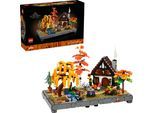 Konstruktionsspielsteine LEGO "Herbstlicher Landhausgarten (11372), LEGO Icons", bunt, Spielbausteine, Kinder, Kunststoff, Konstruktionsspielsteine, Made in Europe