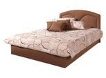 Polsterbett, braun, B:132cm L:212cm, Bezug Bett: Microfaser (100% Polyester);Bonnell-Federkernmatratze: 51% Polypropylen, 39% Polyester und 10% Baumwolle;Kaltschaummatratze: 100% Polyester, Bezug abnehm- und waschbar bis 60C, WESTFALIA SCHLAFKOMFORT, Betten, Polsterbett, inkl. Bettkasten bei Ausführung mit Matratze