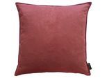Dekokissen APELT "Magnus", rot (bordeauxrot, unifarben), B:46cm L:46cm, Obermaterial: 100% Polyester, Dekokissen_Sitzkissen_Kissenhüllen, Dekokissen