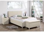 Polsterbett MAINTAL "Kieferwald", beige (creme, natur), B:155cm H:108cm L:208cm, Betten, Polsterbett, mit Bettkasten, wahlweise mit Bonnell- oder Taschenfederkern Matrazte