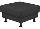 Polsterhocker HOME AFFAIRE "Bengo", braun (dunkelbraun), B:65cm H:42cm T:65cm, Microfaser (100% Polyester);Struktur (100% Polyester);Kunstleder, Hocker, Polsterhocker, passend zu »Bengo«-Sofa