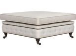 Polsterhocker HOME AFFAIRE "Aarburg", beige, B:100cm H:50cm T:70cm, 100% Polyester, Hocker, Polsterhocker, passend zur Serie "Aarburg"