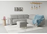 Ecksofa SIT & MORE "Sinatra L-Form", grau, B:251cm H:85cm T:231cm, 100% Polyester, Sofas, Ecksofa, optional mit Kopfteilverstellung und Armteilfunktion