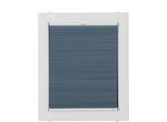 Wabenplissee SUNLINES "One Size Style Honeycomb VD", blau (blau, weiß, weiß), B:75cm H:100cm, Obermaterial: 85% Polyester, 15% sonstige Fasern, Plissees, Wabenplissee, Zubehörfarbe weiß, zum Klemmen