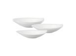 Schale VILLEROY & BOCH "Schalen tief New Cottage Special Serve Salad 250 ml 6er Set weiß", weiß, Schüsseln, Schale