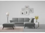 Ecksofa SIT & MORE "Fashion L-Form", grau, B:250cm H:84cm T:207cm, Sofas, Ecksofa, wahlweise mit Kopfteilverstellung und Vorziehsitz, motorisch