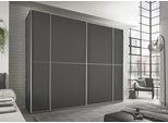 Schwebetürenschrank STAUD "Sonett 200, Made in Germany", vulkan, B:270cm H:222cm T:68cm, Holzwerkstoff, Schränke, Schwebetürenschrank, mit vier verschiedenen Ausstattungsvarianten
