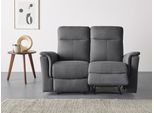 2-Sitzer HOME AFFAIRE "Southbrook", grau (anthrazit), B:144cm H:99cm T:92cm, Webstoff 95% Polyester 5% Nylon, Sofas, 2-Sitzer, mit manueller und elektrischer Relaxfunktion
