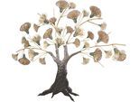Wanddekoobjekt "Wanddekoration", braun, B:107cm H:87cm T:6cm, Metall, HOFMANN LIVING AND MORE, Wanddekoobjekte, Wanddekoobjekt, Baum aus Metall