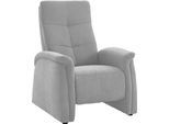 Sessel EXXPO - SOFA FASHION "Tivoli, Hochlehnsessel, Relaxsessel, Kinosessel, bequem", silber, B:87cm H:109cm T:152cm, Softlux-Kunstleder;NaturLeder;Luxus-Microfaser, »Aqua Clean« (50% Polyester, 35% Polyacryl, 15% Polyamid), Sessel, Sessel, mit Relaxfunktion, schmale Armlehnen