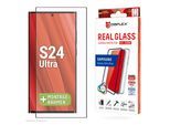 DISPLEX Displayschutzglas "Real Glass + Case", transparent, B:9,3cm H:1,5cm T:20mm, Displayfolien, Displayschutzfolie Displayschutz Rundumschutz 360 Grad splitterfest, Displayschutzglas