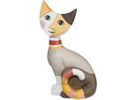 Sammelfigur GOEBEL "Rosina Wachtmeister Katzenwelt", bunt, B:19cm H:50cm, Biskuitporzellan, Dekofiguren, Sammelfigur, Rosina Wachtmeister - Katze Alisia