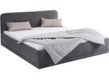 Polsterbett, grau (anthrazit), B:210cm L:210cm, Bezug Bett: wahlweise Microfaser (100% Polyester), Strukturstoff (77% Polyester, 23% Viskose) oder Kunstleder;Bonnell-Federkernmatratze: Mischgewebe (51% Polyprophlen, 39% Polyester, 10% Baumwolle);Kaltschaummatratze: Frottee (100% Polyester), Bezug abnehm- und waschbar bis 60C, WESTFALIA SCHLAFKOMFORT, Betten, Polsterbett, inkl. Bettkasten bei Ausfü